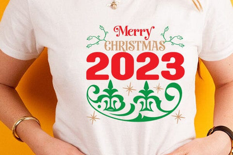 Merry christmas 2023 SVG Angelina750 