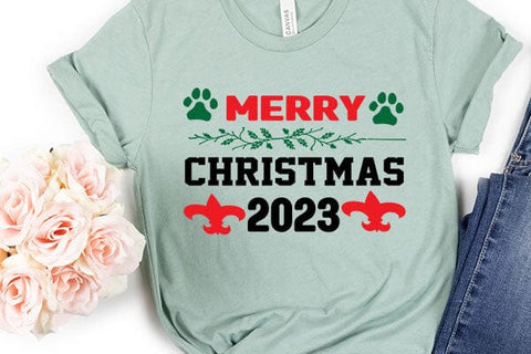 Merry christmas 2023 SVG Angelina750 