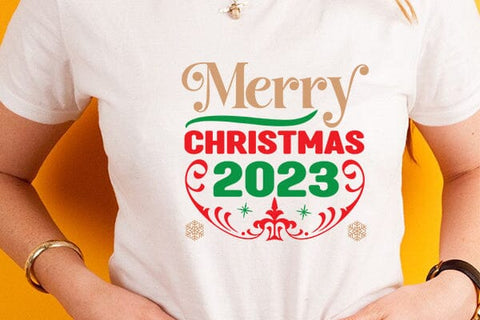 Merry Christmas 2023 SVG Angelina750 