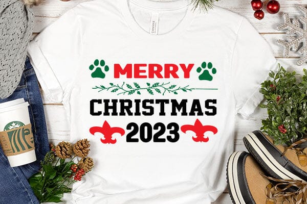 Merry christmas 2023 SVG Angelina750 