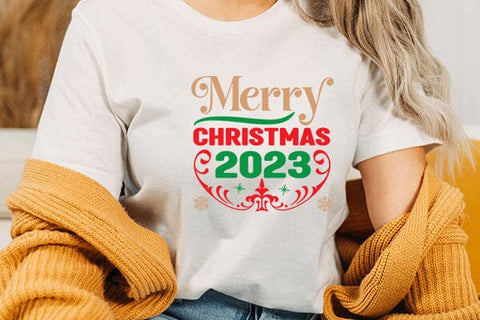 Merry Christmas 2023 SVG Angelina750 