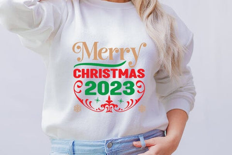 Merry Christmas 2023 SVG Angelina750 