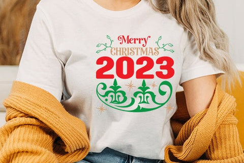 Merry christmas 2023 SVG Angelina750 