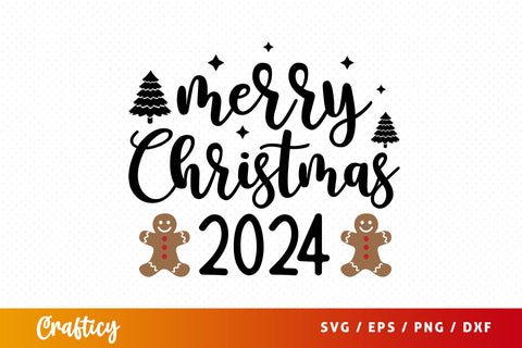 Merry Christmas 2024 SVG Design SVG Designangry 