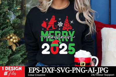 Merry Christmas 2025 SVG Cut File SVG Insomnia Std 