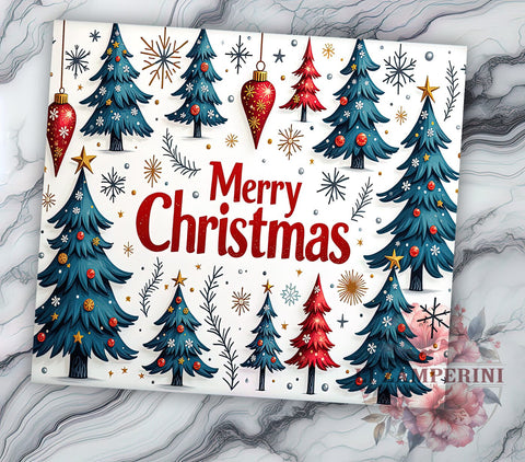 Merry Christmas 20oz Tumbler Wrap PNG, Xmas Holiday Tumbler PNG Sublimation Design, Straight & Tapered Tumbler Wrap, Instant Digital Download Sublimation Li Zamperini 