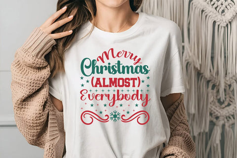 merry christmas almost everybody SVG Angelina750 