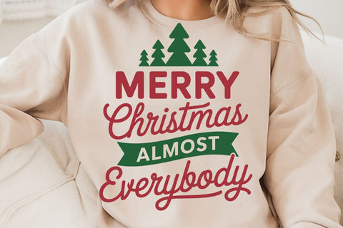 Merry Christmas Almost Everybody SVG Angelina750 