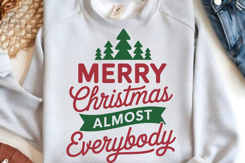 Merry Christmas Almost Everybody SVG Angelina750 