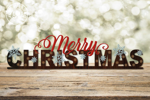 Merry Christmas and Happy New Year Decorations SVG LaserCutano 