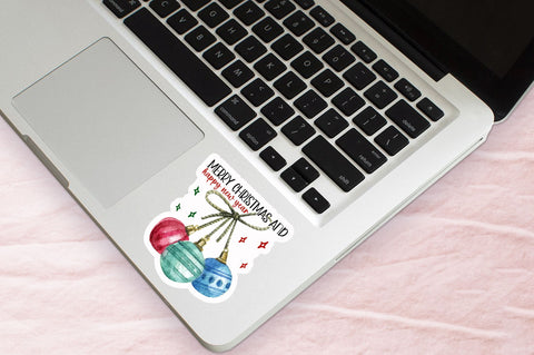 Merry christmas and Sticker Bundle Sublimation Regulrcrative 