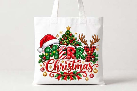 Merry Christmas Antler Lettering PNG SVG BillahCrafts 