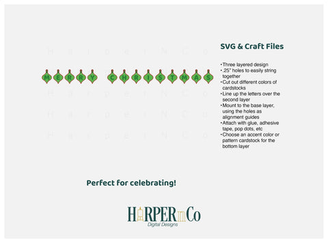 MERRY CHRISTMAS BANNER SVG PNG Cut EPS File SVG HarperNCo 
