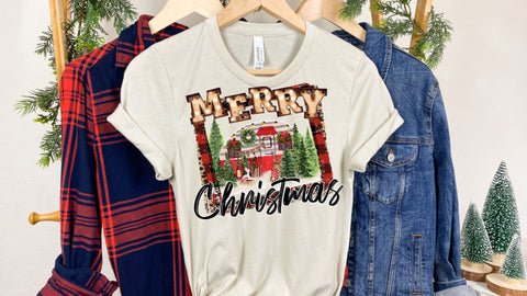 Merry Christmas Camper PNG | Vintage Holiday Camper Sublimation Design | Retro Christmas Sublimation Sublimation Print Perfect Design Shop 
