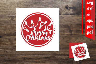 Merry Christmas Card|Christmas Card 2.10 SVG zafrans studio 