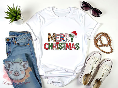 Merry Christmas, Christmas PNG, Sublimation Design, Holiday Decor, Digital Download, Festive Graphics, Xmas Decor, Christmas Art Sublimation Lara' s Designs 