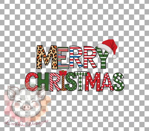 Merry Christmas, Christmas PNG, Sublimation Design, Holiday Decor, Digital Download, Festive Graphics, Xmas Decor, Christmas Art Sublimation Lara' s Designs 