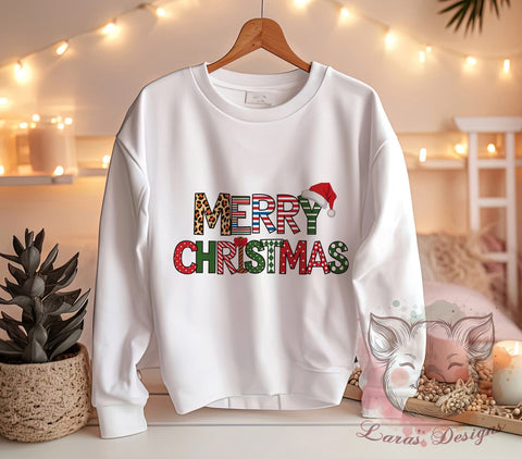 Merry Christmas, Christmas PNG, Sublimation Design, Holiday Decor, Digital Download, Festive Graphics, Xmas Decor, Christmas Art Sublimation Lara' s Designs 