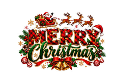 Merry Christmas Christmas PNG Sublimation SVGArt 