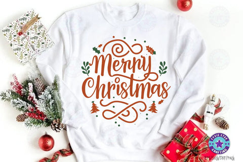 Merry Christmas, Christmas Quote SVG Design, Christmas Sublimation SVG FiveStarCrafting 