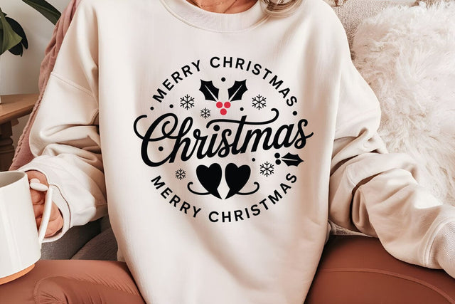 Merry Christmas Christmas SVG Angelina750 