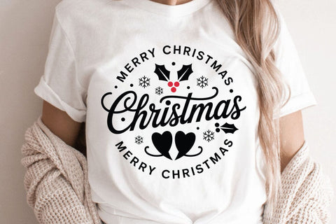 Merry Christmas Christmas SVG Angelina750 