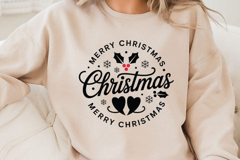 Merry Christmas Christmas SVG Angelina750 