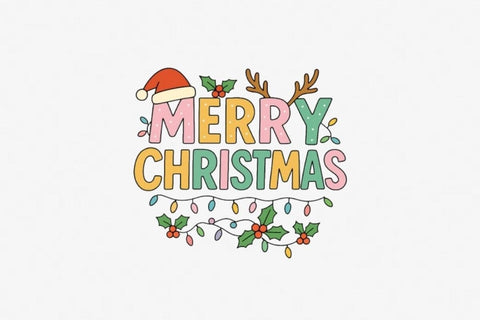 Merry Christmas Cute Holiday Sublimation, Merry Christmas Retro Holiday PNG Design, Merry Christmas Festive Winter Clipart PNG, Merry Christmas Watercolor Christmas Art Sublimation Debashish Barman 