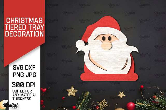 Merry Christmas Decor Laser Cut. Christmas Decoration SVG SVG Evgenyia Guschina 