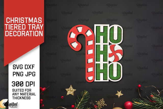 Merry Christmas Decor Laser Cut. Christmas Decoration SVG SVG Evgenyia Guschina 