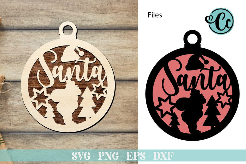 Merry Christmas Door Hanger SVG Bundle, Laser cut files bundle - So Fontsy