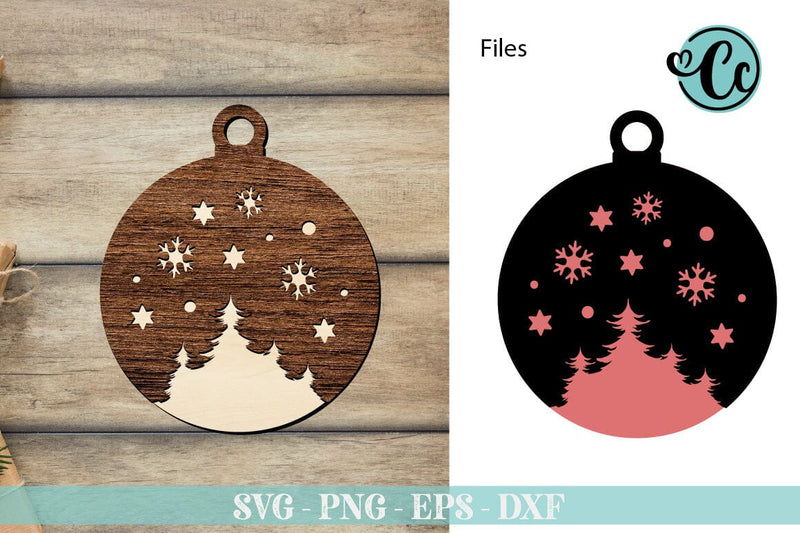 Merry Christmas Door Hanger SVG Bundle, Laser cut files bundle - So Fontsy