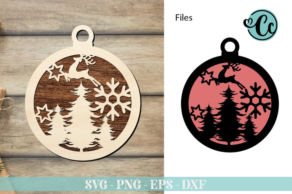 Merry Christmas Door Hanger SVG Bundle, Laser cut files bundle - So Fontsy