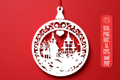 Merry Christmas Door Hanger SVG Cut File SVG MD JOYNAL ABDIN 