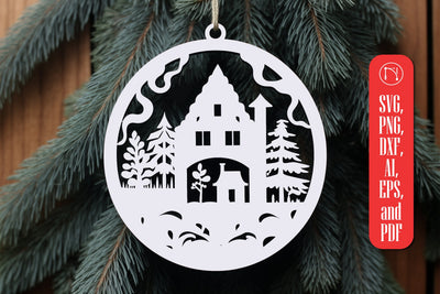 Merry Christmas Door Hanger SVG Cut File SVG MD JOYNAL ABDIN 