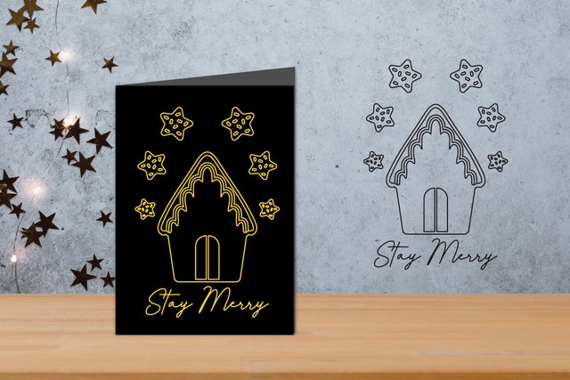 Merry Christmas Foil Quill, Single Line SVG SVG zafrans studio 