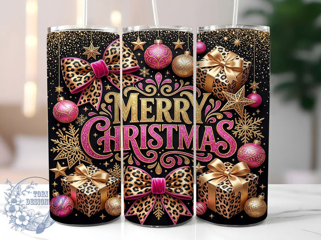 Merry Christmas Glam 20oz Tumbler, Merry Christmas Glam, Christmas Glam PNG, Glam Christmas PNG, Merry Christmas PNG, Christmas Glam Wrap, Glam Tumbler Wrap, 20oz Tumbler Wrap Sublimation ToriDesigns 