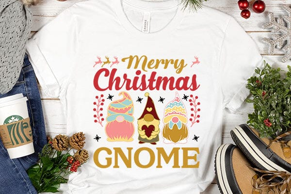 merry christmas gnome SVG Angelina750 