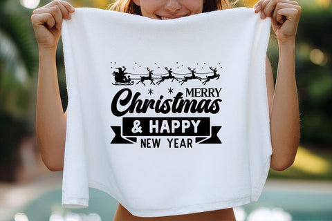Merry christmas & happy new year SVG Angelina750 