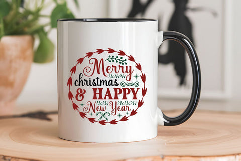 Merry christmas & happy new year SVG Angelina750 