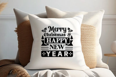 Merry Christmas & Happy New Year SVG Angelina750 