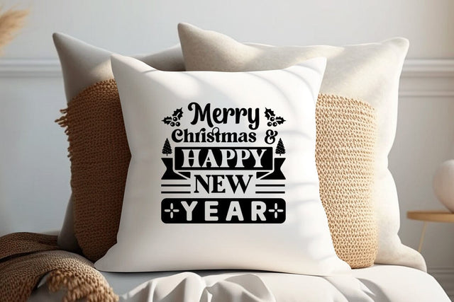Merry Christmas & Happy New Year SVG Angelina750 