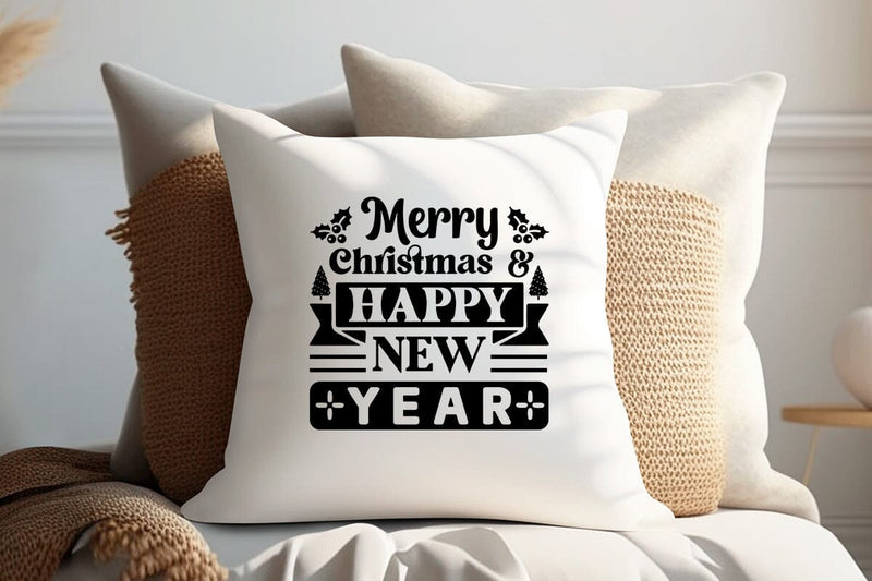Merry Christmas & Happy New Year SVG Angelina750 