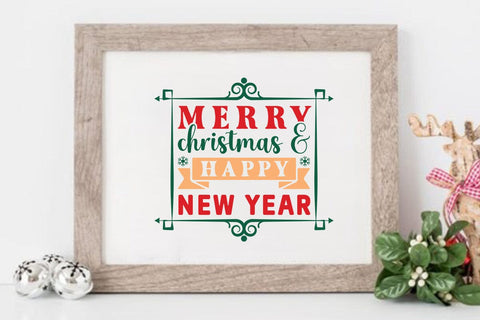 Merry christmas & happy new year SVG Angelina750 