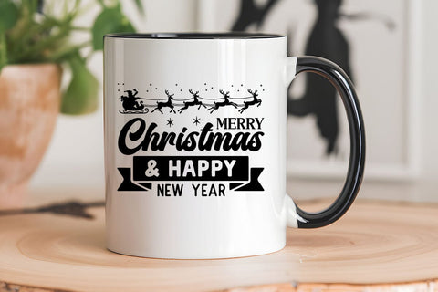 Merry christmas & happy new year SVG Angelina750 