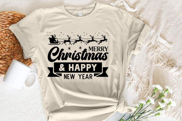 Merry christmas & happy new year SVG Angelina750 