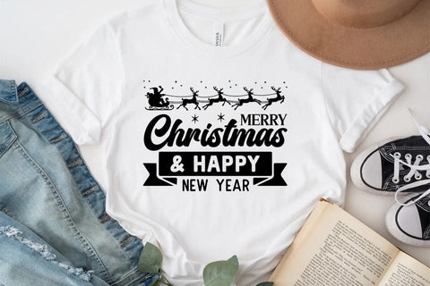 Merry christmas & happy new year SVG Angelina750 