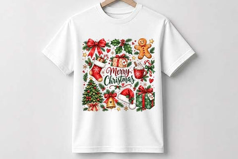 Merry Christmas Holiday Elements Design SVG BillahCrafts 