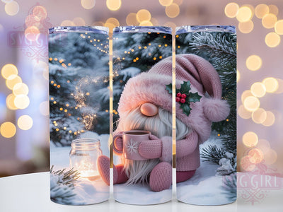 Merry Christmas Holiday Gnome Tumbler, Holiday Gnome Sublimation, 20oz Skinny Tumbler Wrap, Cute Christmas Wrap Design, Festive Holiday Drinkware, Merry Christmas Gnome Wrap, Winter Gnome Sublimation Sublimation SvggirlplusArt 