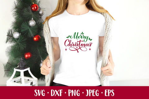 Merry Christmas. Holidays shirt design. Christmas SVG SVG LaBelezoka 